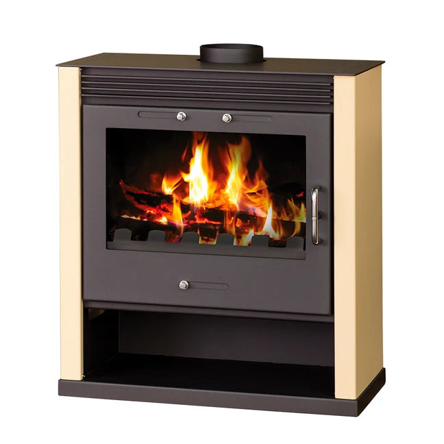 Poêle à bois - BELLEZA RUBIN Ivoire - 13kW