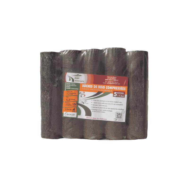 Bûches densifiées longue durée - Palette de 1008kg