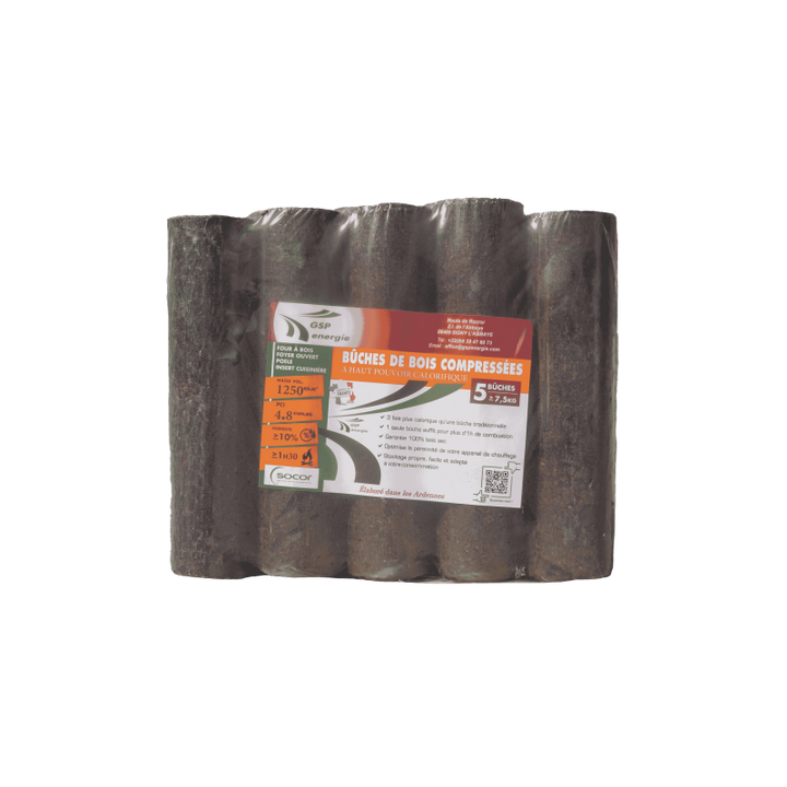 Bûches densifiées longue durée - Palette de 1008kg